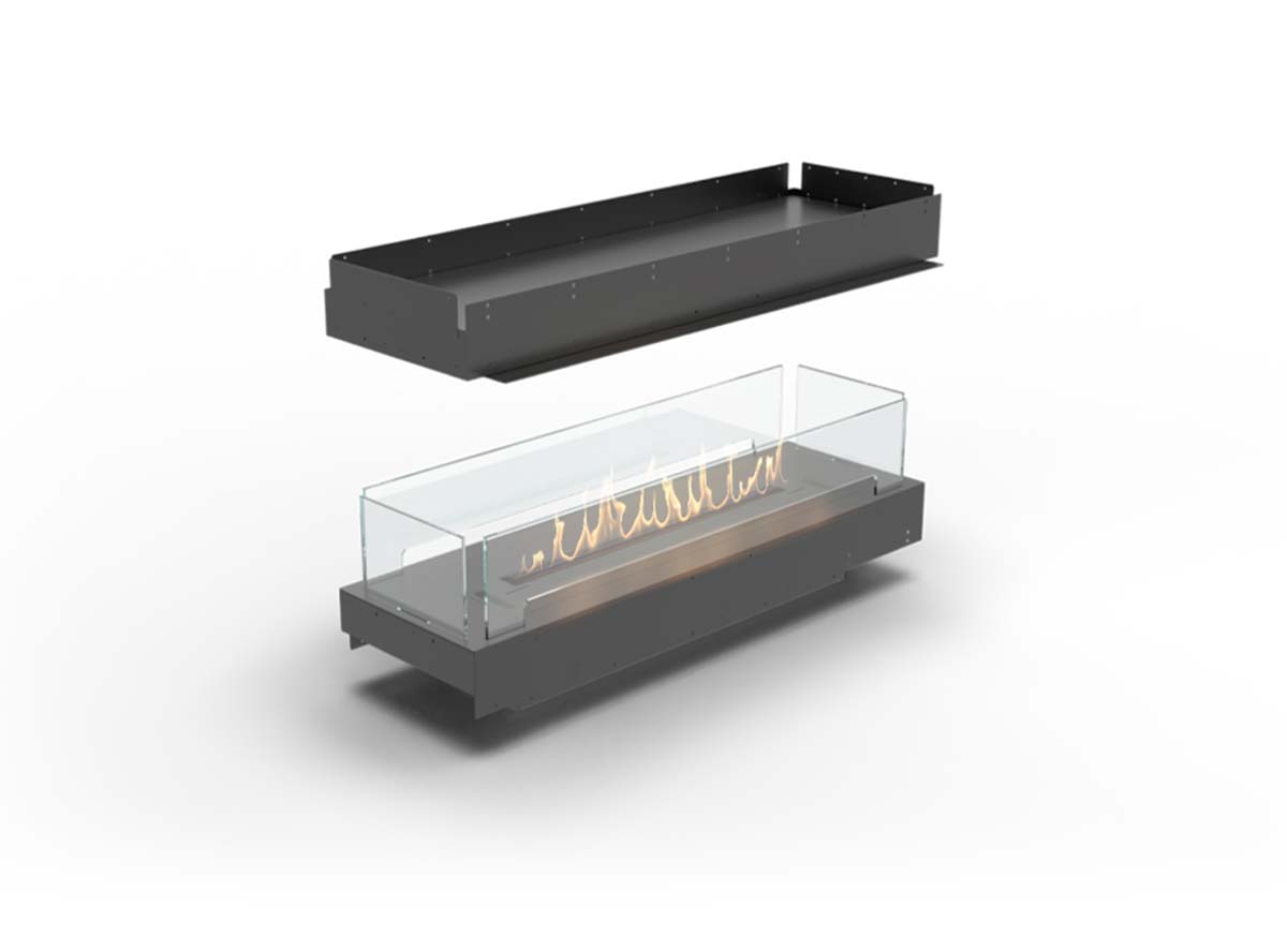 Vgradni kamin na bioetanol Fire line Automatic 4 - slika 9