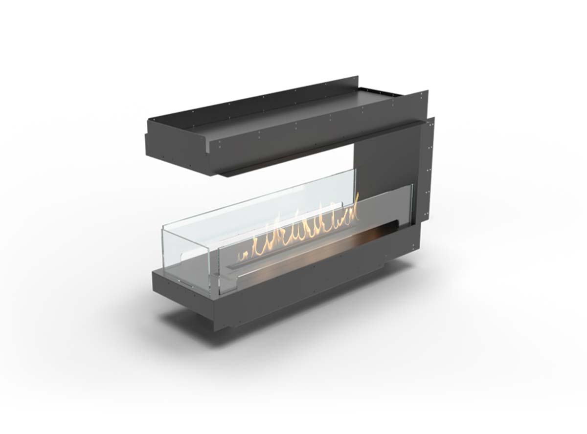 Vgradni kamin na bioetanol Fire line Automatic 4 - slika 10